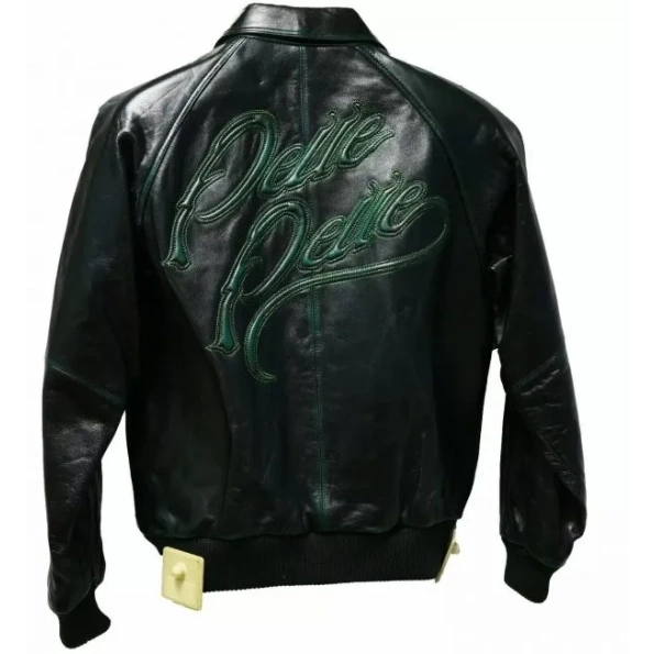 Pelle Pelle Black Green Leather Jacket