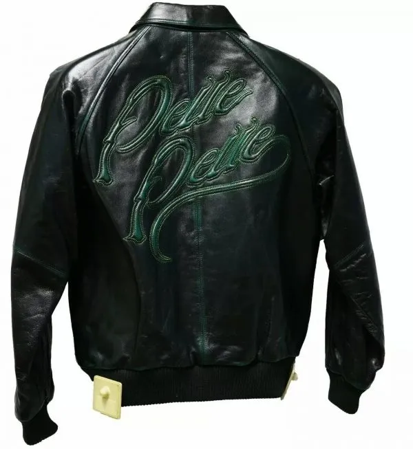 Pelle Pelle Black Green Leather Jacket