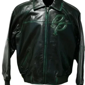 Pelle Pelle Black Green Leather Jacket view 2
