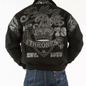 Pelle Pelle Black King 1978 Wool Jacket