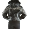 Pelle Pelle Black Crest Fur Leather Jacket