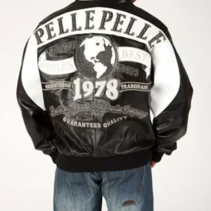 Black White Pelle Pelle 1978 Studded Jacket