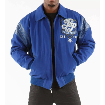 Blue Pelle Pelle King Of Thrones Jacket