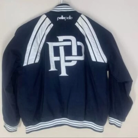 Pelle Pelle Blue Vintage Varsity Jacket