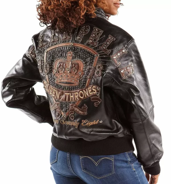 Pelle Pelle Brown Queen Of Thrones Jacket