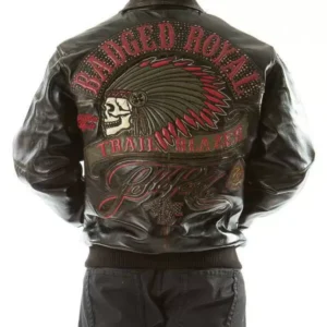 Pelle Pelle Brown Badged Royal Jacket
