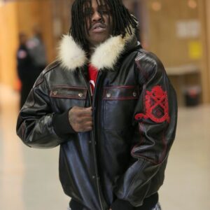 Pelle Pelle Chief Keef Black Leather Jacket view 1
