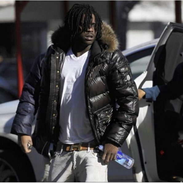 Pelle Pelle Chief Keef Black Puffer Jacket, chief keef pelle pelle, chief keep pelle pelle jacket, pelle pelle chief keef jacket