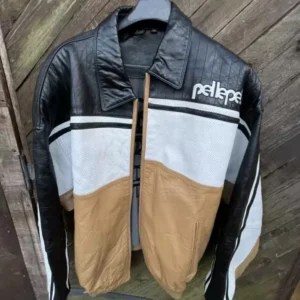 Bold Pelle Pelle Color Blocked Leather Jacket