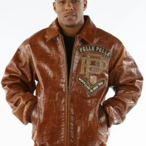 Brown Pelle Pelle World Class Leather Jacket view 2