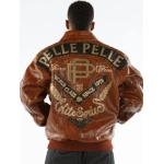 Brown Pelle Pelle World Class Leather Jacket