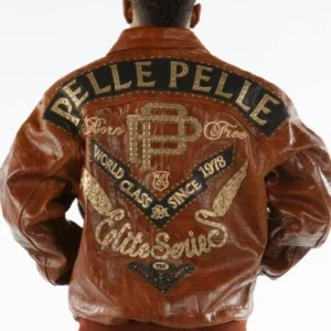 Brown Pelle Pelle World Class Leather Jacket