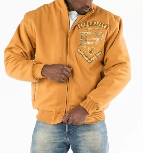 Pelle Pelle Elite Series Caramel Wool Jacket view 2