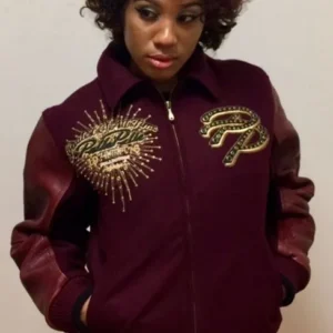 Bold Pelle Pelle Greatest Time Maroon Jacket view 2