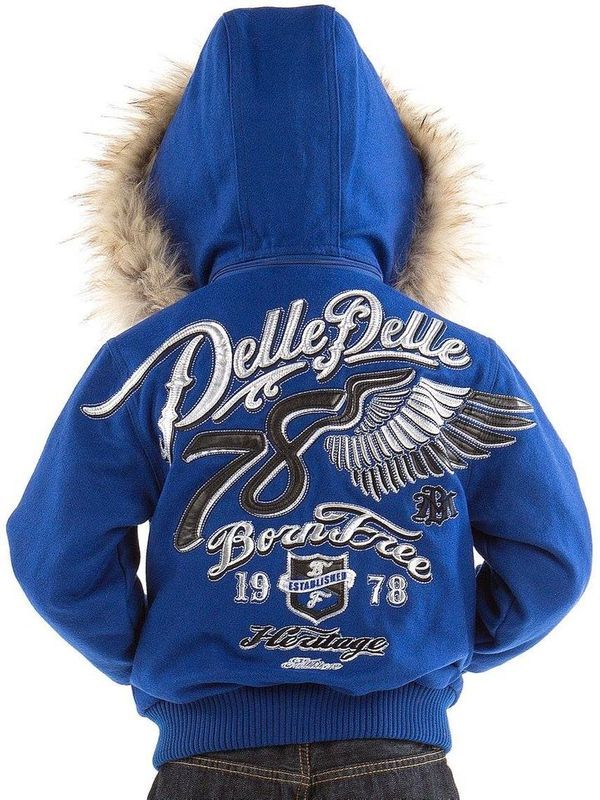 Bold Pelle Pelle Kids 78 Born Blue Jacket