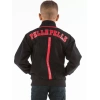 Pelle Pelle Kid Black Red Jacket