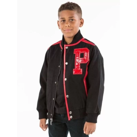 Pelle Pelle Kid Black Red Jacket