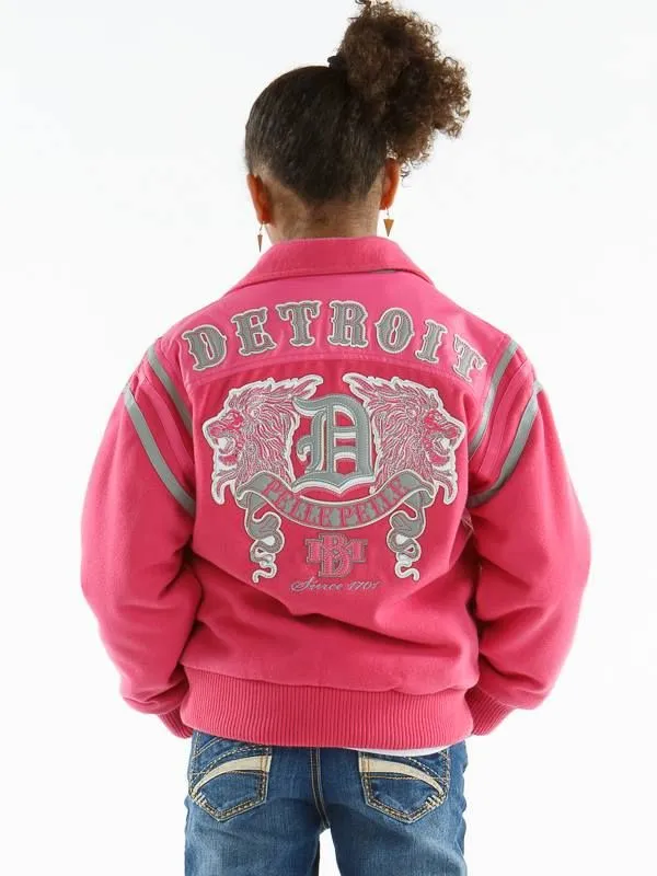 Bold Pelle Pelle Kids Pink 1978 Wool Jacket
