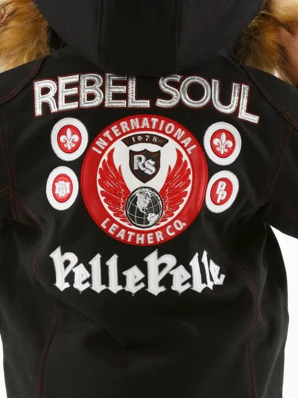 Exclusive Pelle Pelle Kid Rebel Black 1978 Jacket