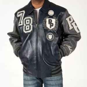 Pelle Pelle Legends 1978 Navy Stud Jacket view 2