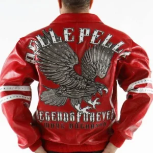 Red Pelle Pelle Legends Forever Jacket