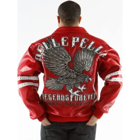 Red Pelle Pelle Legends Forever Jacket