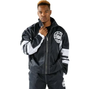 Black White Pelle Pelle Jean Nylon Tracksuit view 1