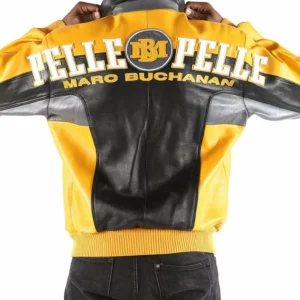Yellow Pelle Pelle MB Leather Jacket