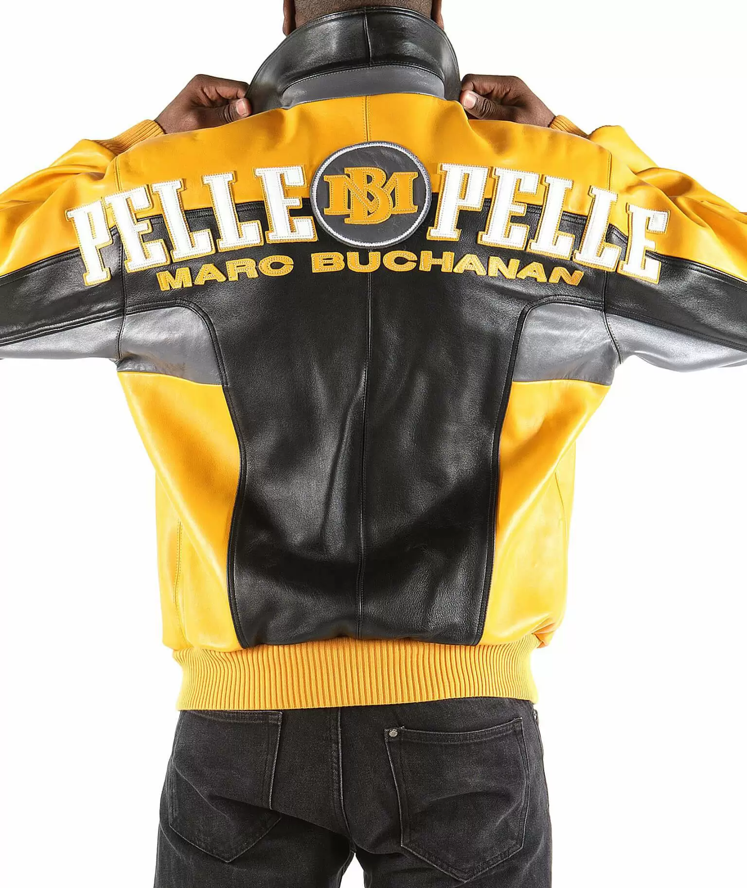 Yellow Pelle Pelle MB Leather Jacket