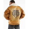 Yellow Pelle Pelle MB Bomber Leather Jacket