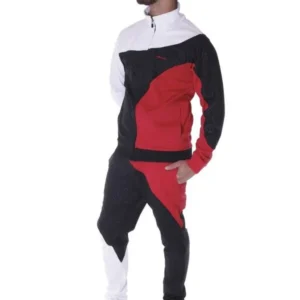 Pelle Pelle Black Red Abstract Tracksuit