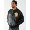 Pelle Pelle Mens Bomber Black