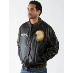 Pelle Pelle Mens Bomber Black