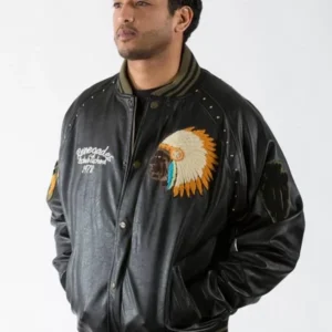 Authentic Pelle Pelle Mens Bomber Black Jacket