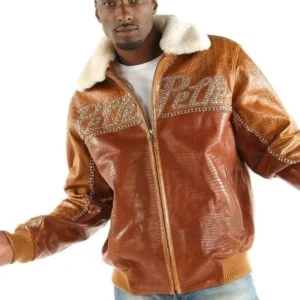 Pelle Pelle Mens Crocodile Skin Jacket