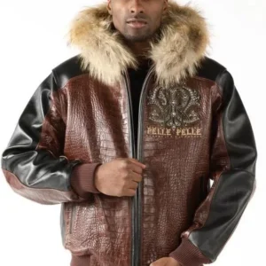 Exclusive Pelle Pelle Men Fearless Brown Jacket view 2