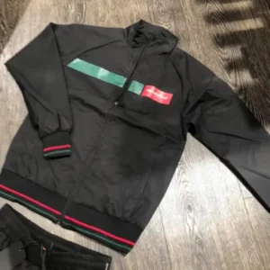 Mens Pelle Pelle Husk Black Tracksuit view 2