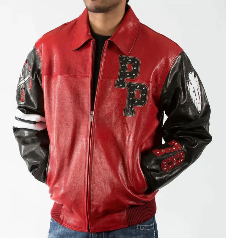 Chief Keef Pelle Pelle Red Leather Jacket