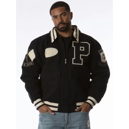 Black Pelle Pelle Signature Bomber Jacket