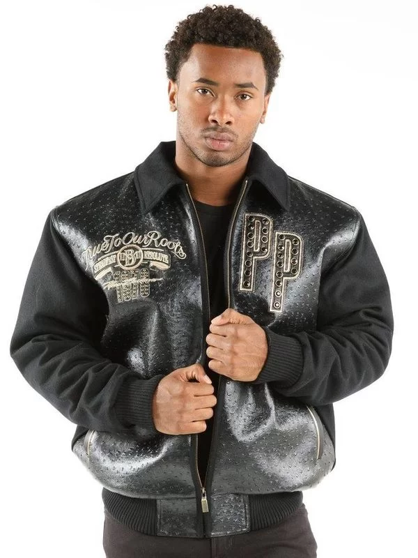 Bold Pelle Pelle Mens Roots Black Jacket