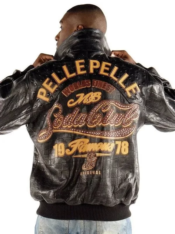 Authentic Pelle Pelle Mens Finest Soda Club Jacket