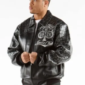 Black Pelle Pelle 1978 Born Lucky Jacket view 2