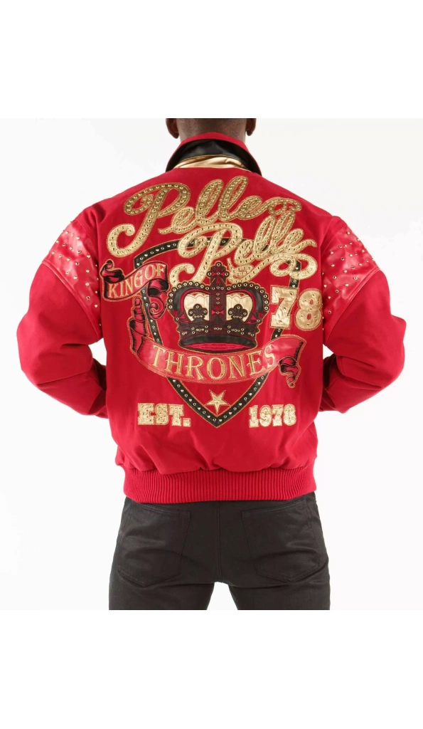 Pelle Pelle Red King 1978 Wool Jacket