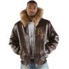 Shoulder Crest Pelle Pelle Leather Jacket