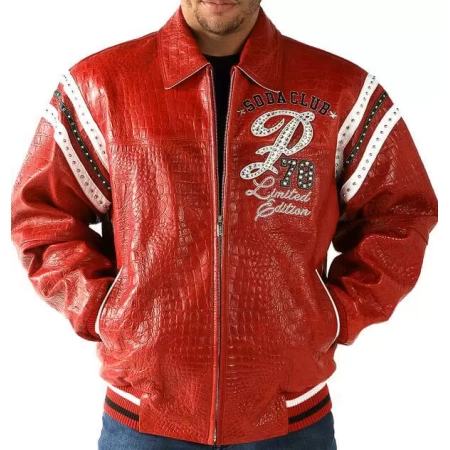 Pelle Pelle Red Soda Club Studded Jacket