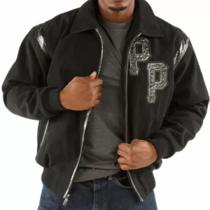 Black Pelle Pelle Street King Wool Jacket view 2