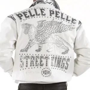 Pelle Pelle White Street King Wool Jacket