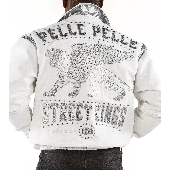 Pelle Pelle White Street King Wool Jacket