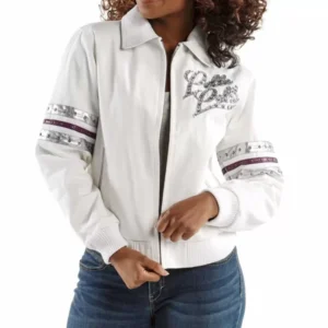 Pelle Pelle The Original White Purple Jacket view 2