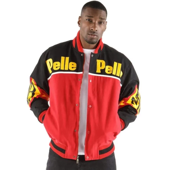 Pelle Pelle Soda Club Black Red Jacket